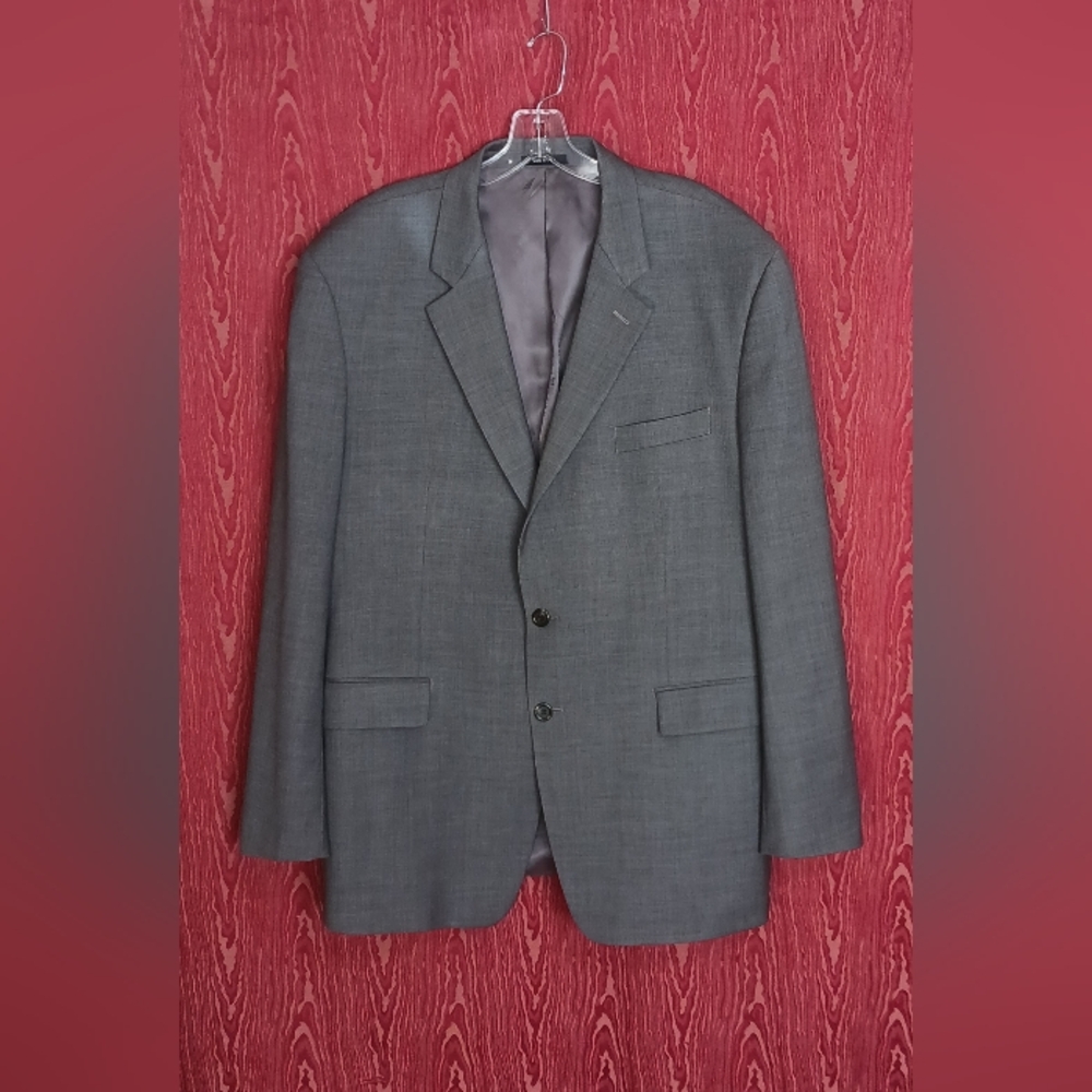 LAUREN RALPH LAUREN Classic Gray Wool Men's Blazer Size 46R